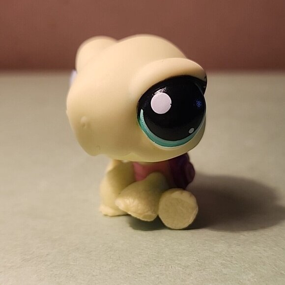 LPS 1597 Turtle Pink Shell Scenery 2008 Hasbro Littlest Pet Shop - Picture 4 of 6